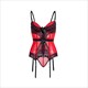 Spaghetti Strap Lace Embellishment Shaper Corset Lingerie