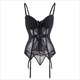 Spaghetti Strap Lace Embellishment Shaper Corset Lingerie