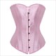 Satin Strapless Court Shaper Corset With Boning