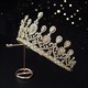 Alloy Bridal Tiara With Rhinestone Accents