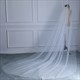 Glittery Star One-Tier Wedding Veil