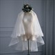 Double Layer Hem Edge Wedding Veil