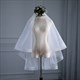 Double Layer Hem Edge Wedding Veil