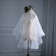 Double Layer Hem Edge Wedding Veil