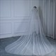 Glitter Sequin Long Bride Wedding Tail
