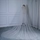 Glitter Sequin Long Bride Wedding Tail