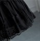 Kurzer verstellbarer flauschiger Petticoat mit Stäben