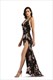 Sequin V-Neck Backless Maxi Dress With Criss-Cross Straps