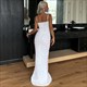Sequin Spaghetti Strap Long Prom Dress