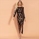 Sequin Long Sleeves Split Front Prom Dresses With Open Back