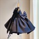 Sleeveless Satin Flower Girl Dress With Back Bow