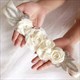 3D Flower Rosette Rhinestone Bridal Sash