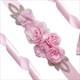 3D Flower Rosette Rhinestone Bridal Sash