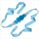 3D Flower Rosette Rhinestone Bridal Sash