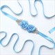 Rhinestone Satin Wedding Sash Belt With Flower