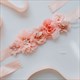 Lace Embellished Floral Mom-To-Be Ribbon Sash