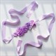 Lace Embellished Floral Mom-To-Be Ribbon Sash