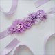 Lace Embellished Floral Mom-To-Be Ribbon Sash
