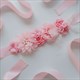 Lace Embellished Floral Mom-To-Be Ribbon Sash