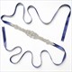 Rhinestone Bridal Sash Belt With Crystal Details