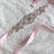 Perlen- und Strass-Sash-Gürtel für Kleider