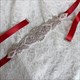 Perlen- und Strass-Sash-Gürtel für Kleider