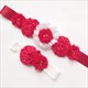 Floral verziertes Band-Sash für Mädchen mit Perlen