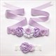Floral verziertes Band-Sash für Mädchen mit Perlen