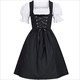 Women Medieval German Oktoberfest Dirndl Cosplay Costume Party Dress