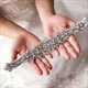 Rhinestone Bridal Ribbon Sash Wedding Belt