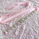 Satin Bridal Ribbon Sash With Pearls And Rhinestone