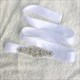 Perlen- und Strass-Braut-Gürtel Brautjungfer-Sash
