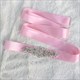 Perlen- und Strass-Braut-Gürtel Brautjungfer-Sash