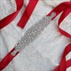 Glitzernder Satin-Kristall-Braut-Sash mit Strass