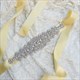 Glitzernder Satin-Kristall-Braut-Sash mit Strass