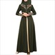 Arabisches Maxi Kleid mit Spitzenapplikation ohne Hijab