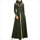 Arabisches Maxi Kleid mit Spitzenapplikation ohne Hijab