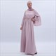 Chiffon Abaya Student Dress With Lantern Sleeve