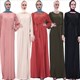 Chiffon Pleated Long Ramadan Abaya Dress