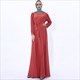 Chiffon Pleated Long Ramadan Abaya Dress