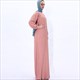 Chiffon Pleated Long Ramadan Abaya Dress