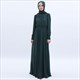 Damen plissiertes langärmeliges Chiffon Maxi Kleid