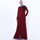 Maxi Kleid mit Perlenverzierung und Schlitz
