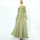 Ruffled Embellished Long Sleeve Ramadan Dress