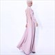 Ruffled Embellished Long Sleeve Ramadan Dress