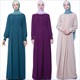 Elegant Pleated Chiffon Long Sleeve Dress
