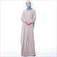Elegant Pleated Chiffon Long Sleeve Dress