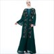 Women's Chiffon Long Sleeve Sequin Open Abaya Cardigan
