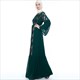 Women's Chiffon Long Sleeve Sequin Open Abaya Cardigan
