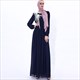 Chiffon Maxi Kleid mit Spitzenapplikationen
